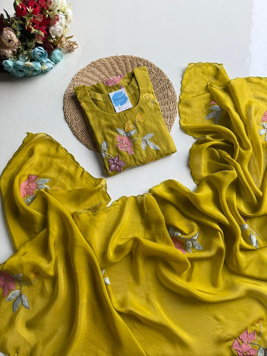 Luxury Embroidered Kurta Suit Set