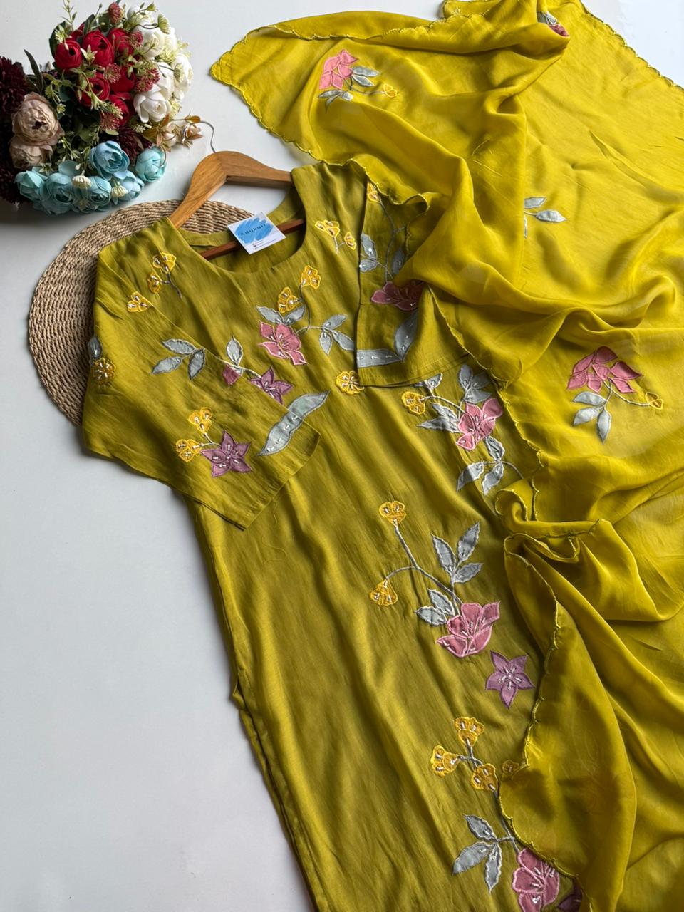 Luxury Embroidered Kurta Suit Set