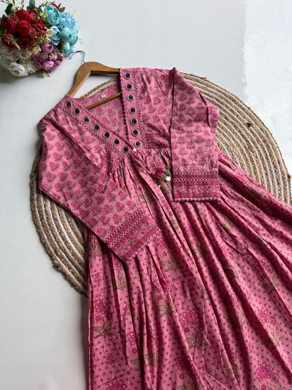 Cotton Anarkali ⭐️