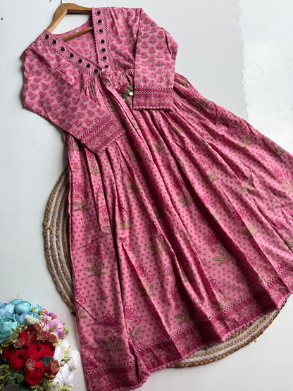 Cotton Anarkali ⭐️